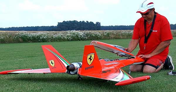 This Ferrari RC Turbine Jet Can Reach 400 KMH 250MPH Muscle Cars