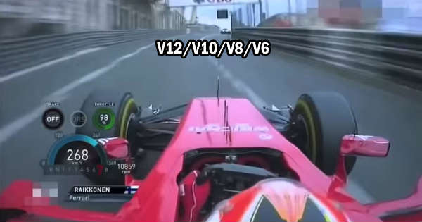 Ferrari FORMULA 1 Engine Sound Evolution: V12/V10/V8/V6 - Muscle Cars Zone!