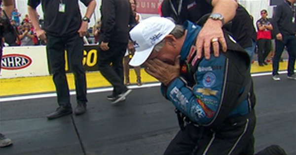 Extremely Emotional Moment For John Force! His Daughter Won The First