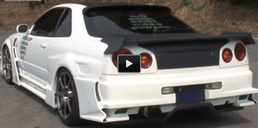 Nomura Ken drift nissan skyline r34 gtr