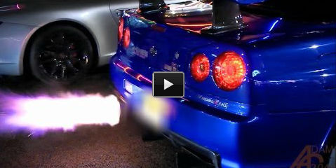 The Incredible Mine’s Skyline GT-R R34 Showing Off Its Launch Controls ...