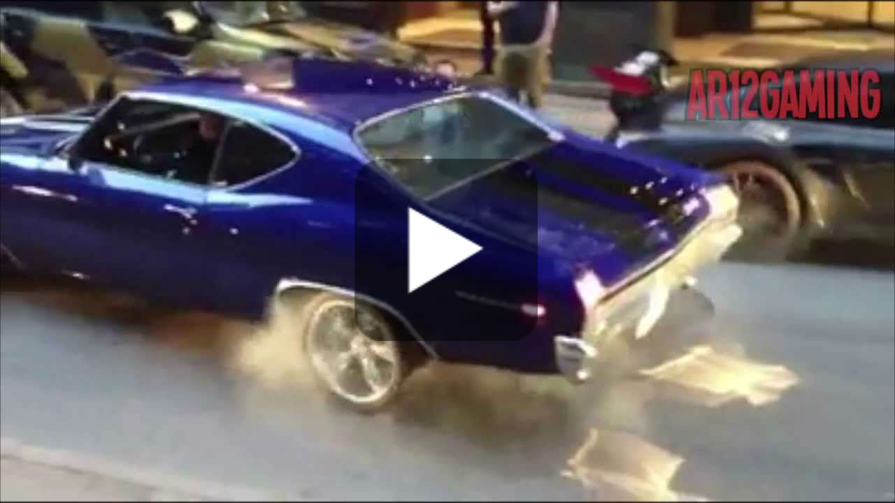 chevy chevelle ss burnout