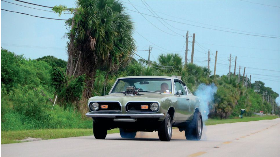 1969 plymouth barracuda oldtimer car