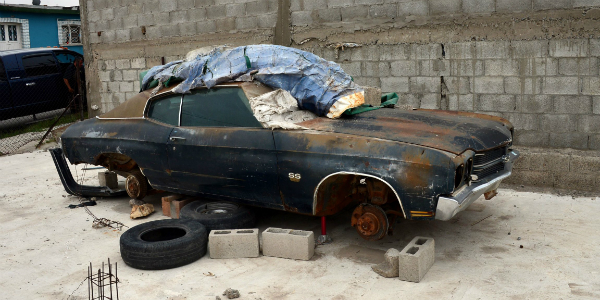 1970 Chevrolet CHEVELLE SS396 Placed On A ROOFTOP In MEXICO 21