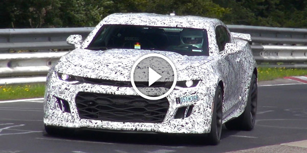 2017 Chevrolet Camaro ZL1 Testing on the Nürburgring