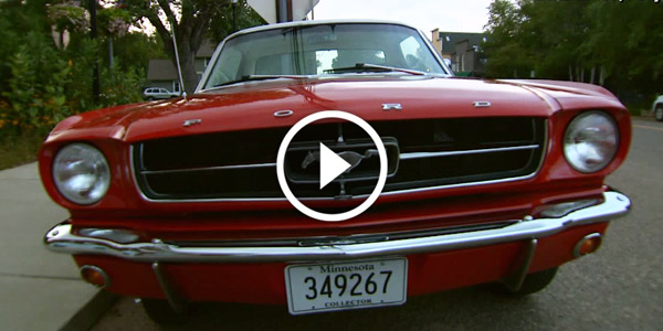 Kids find then surprise parents with their 1965 FORD MUSTANG