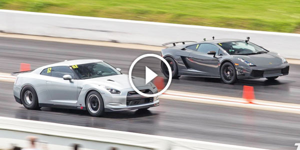 1600 HP NISSAN GTR BATTLES A 2000+HP TT LAMBORGHINI GALLARDO