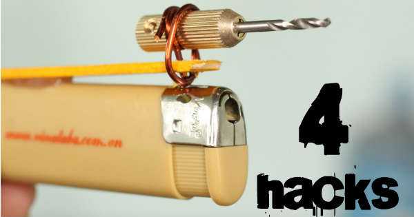 4 Cool Lighter Hacks diy 14