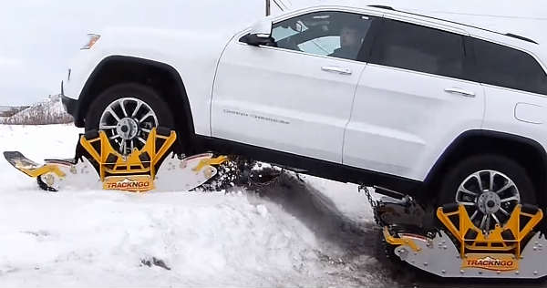 TRACK N GO Snow Tracks on Jeep Wrangler & Grand Cherokee! - Muscle Cars ...