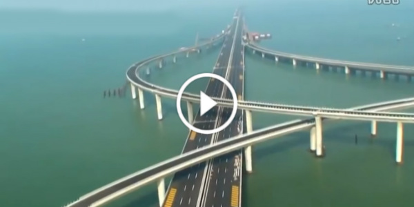 Jiaozhou Bay World Longest Sea Bridge 5 Miles Longer Channel Tunnel 11