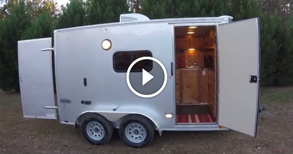 Cargo Trailer Conversion Camper 1 TN