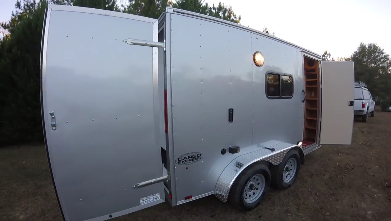 Cargo Trailer Conversion Camper 2