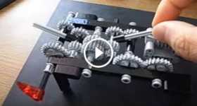 4-Speed LEGO Transmission working 1