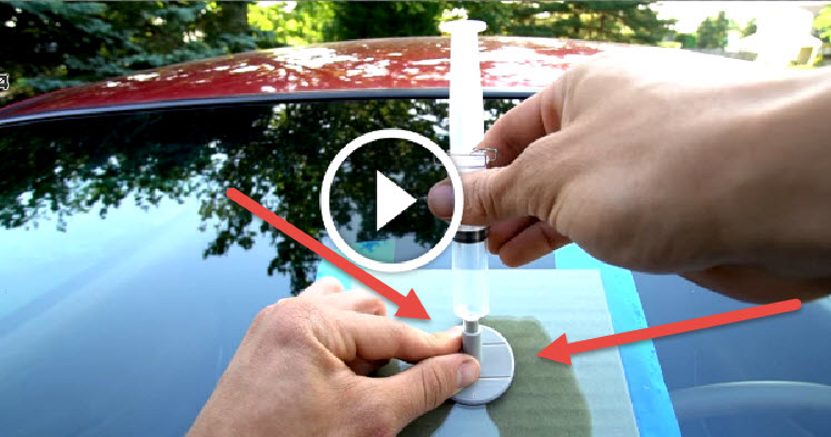 Cracked Windshield Repair Video TUTORIAL! - Muscle Cars Zone!