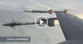 F16 Fighter Jet Shooting Down A Banshee 600 Drone 1 TN