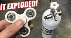 Fidget Spinner Gadget Vs 850 PSI Of Nitrous 3