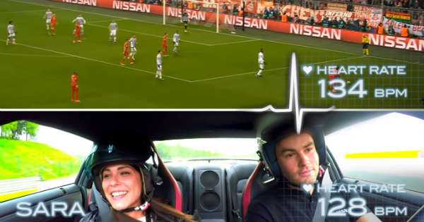 Nissan Excitement Index Soccer vs Nissan GT-R football 18