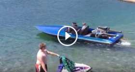 Powerful Boat Take Off So Quickly That It Almost Takes Flight 2 TN