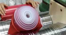 Silicone Being Rolled In A Silicone Factory 2