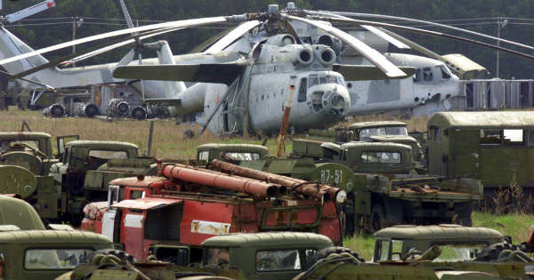 This Chernobyl Graveyard Has Thousands Of Abandoned Vehicles! - Muscle ...