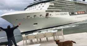 Cruise Ship Causes Chaos Crashes 4