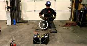 DIY Homemade Welding Device tutorial batteries 1