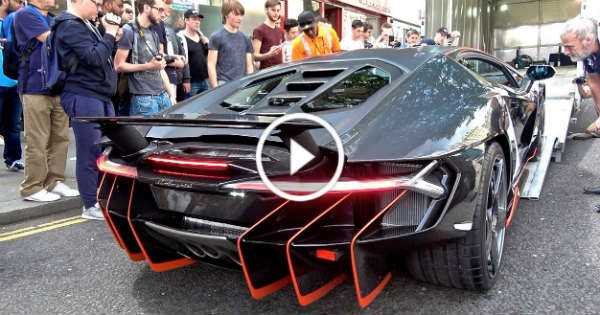 Lamborghini Centenario london chaos streets 2