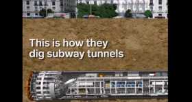 MEGA Machine Builds Massive Subway Tunnels 6