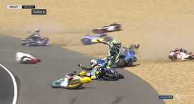 Moto3 Get Knocked Over By A Slippery Track 1_1