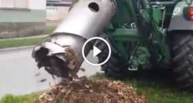 Stump Grinding Machine Removes Trees 2