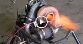 Turbo build Homemade Jet Engine 1