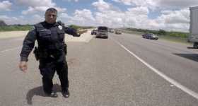 Cop meets Real Pro HERO Highway Help 2