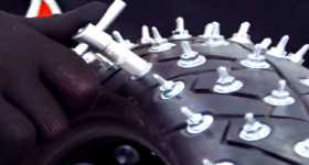 DIY Tutorial How to Spike Motorbike Tires! Amazing DIY Tutoriar! 4