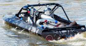 1300HP 4 Rotor Powered Sprint Boat 1