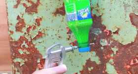 Check out this amazing video tutorial on How To Make A SAND BLASTER With A Little SODA Bottle 1