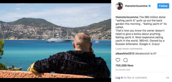 Conor Mcgregor Went Crazy When He Spotted This 400M Mega Sailing Yacht 22