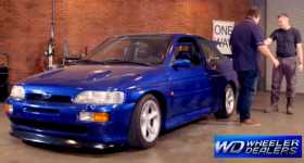 Ford Escort RS Cosworth At The Premiere of Wheeler Dealers on October 4th 1