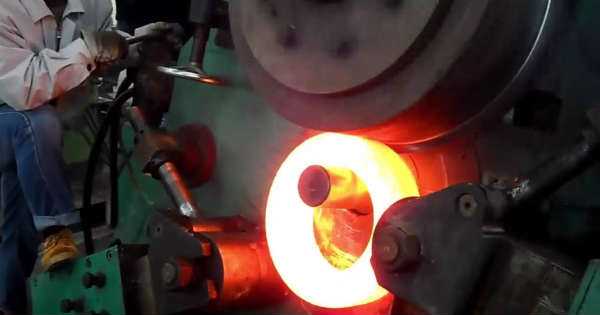 Forging Crown Wheel Process 1