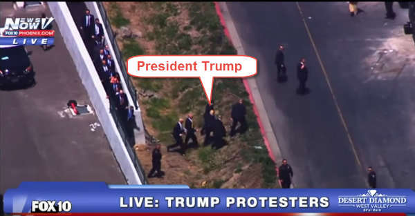 Here Is What Happens When Protesters Block Donald Trump 2