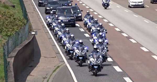 It Takes Huge Escort Entourage To Keep Queen Elizabeth II Safe 1