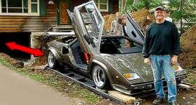 It Took Him 17 Years He Build His Own Lamborghini Countach 11