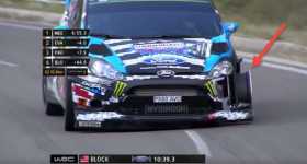 Ken Block Driving On 3 Wheels 1