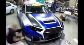 Race Car Wrapping Process 1