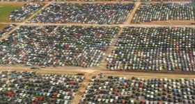 Thousands Flooded Cars Sitting At Royal Purple Raceway In Baytown 1