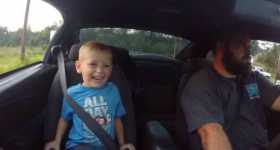 Father of The Year Takes His Son On A Nitrous Pass on the Track 11