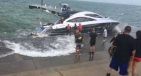 People Saved From a Storming Yacht in a Rescue Mission in Chicago 1