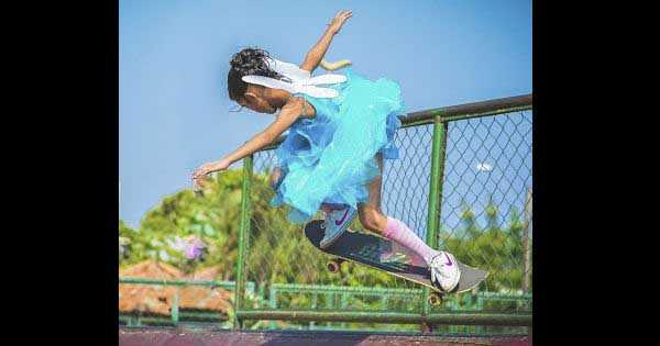 9 year old Brazilian Girl Landing Unbelievable Tricks 1