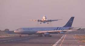 Airplane Close Encounter On Spanish Runway 1