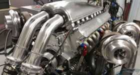 Devel Sixteen 5000HP Quad Turbo V16 Engine on the Dyno 1