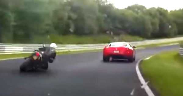 Ferrari Driver Thought He Is FAST Until This BIKE Came Out Of Nowhere 1